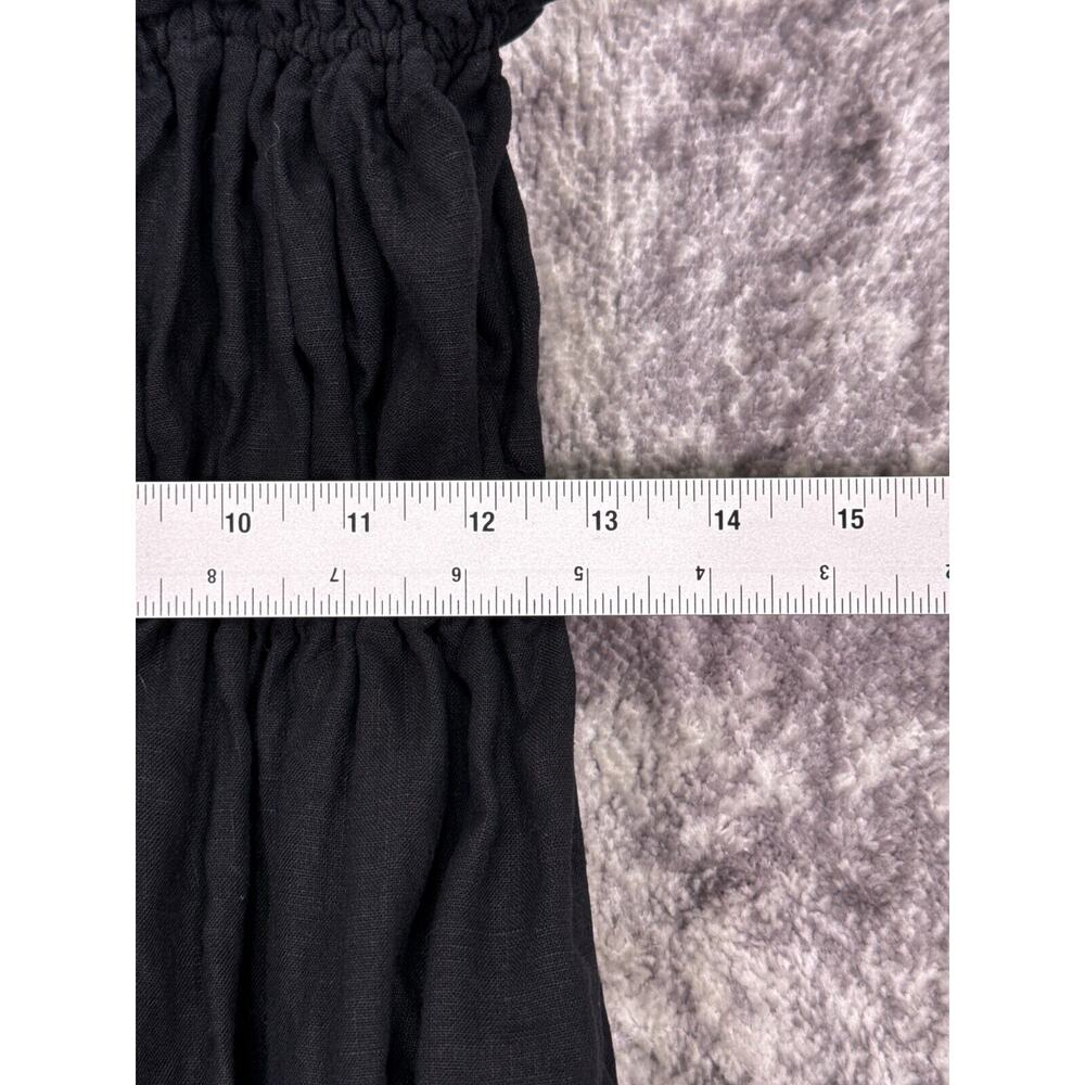 Black Midi Sundress with Tie Straps - Picture 5 of 8